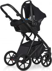 Детская коляска 2 в 1 Riko Nano Pro 05 Plum (бордовая кожа – бордовая ткань)